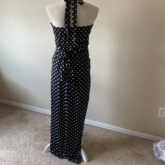 Polka Dot Halter Dress.. size Large, Excellent condition. - Picture 2 of 8